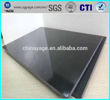 Black glassfiber anti static sheet with closed cell packing foma