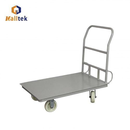 Folding Handle Trolley With Folding Handle Warehouse Stock Platform Trolley Manufactory