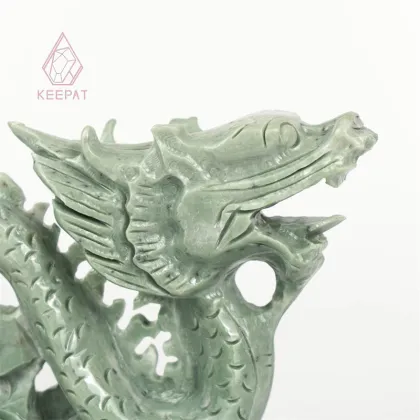 Wholesale Xiuyan Jade Dragon Carvings for Decoration