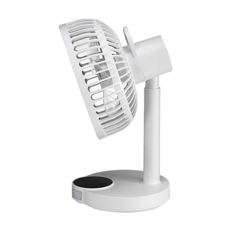 Silent Portable Rotate Desktop Standing USB Rechargeable Fan