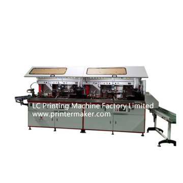 2 Color Automatic UV Screen Printer for Plastic Bottles