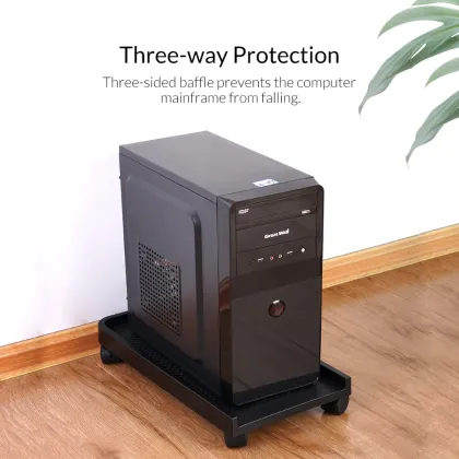 ORICO Mobile Adjustable Computer Towers Host Bracket Computer CPU Stand with Wheels Stable For Computer Cases PC Waterproof