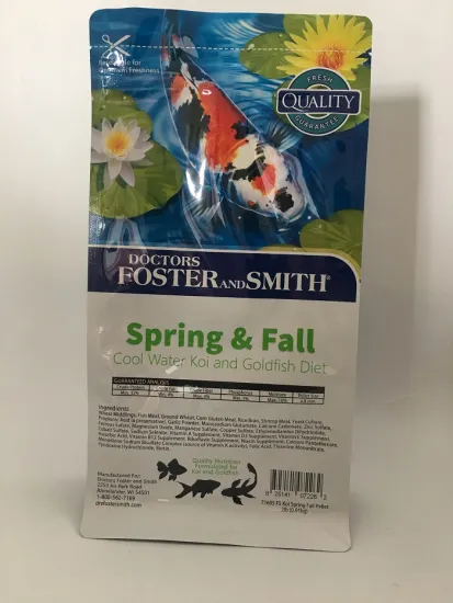 Flat Bottom Koi Food Packaging Bag