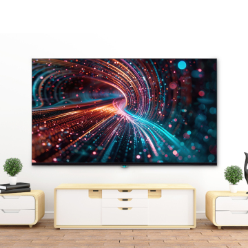 55 Inch QLED Smart Android TV with LED Backlight, 120Hz Refresh Rate