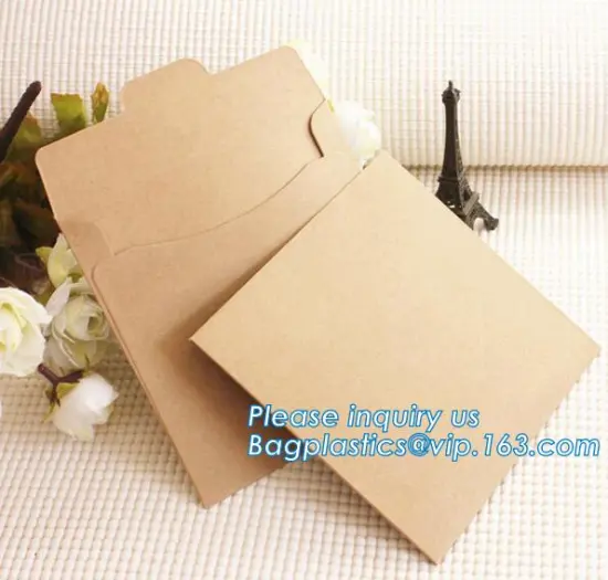 Paper Vellum Paper Envelope, Product Packaging Kraft Paper Envelope,