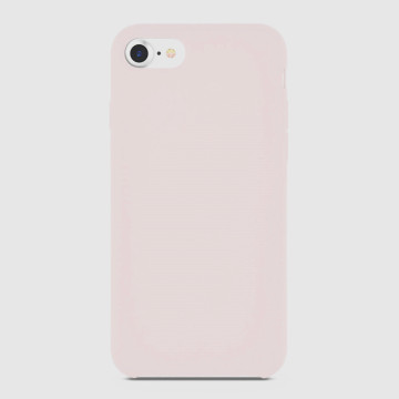 Light Pink Liquid Silicone Phone Case for iPhone 6plus Cover