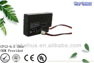 Standby UPS battery AGM lead acid battery 12V 0.8AH VRLA SLA AGM battery lead acid rechargeable battery