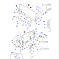 17a-71-11122 Blade geschikt voor motor nr. S6D140-1Z-F onderdelen