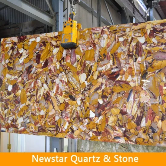 Commercial Semi Precious Colorful Agate Slab