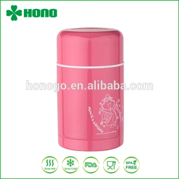 20oz Double wall stainless steel colorful thermos food container