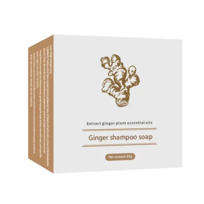 Ginger plant shampoo soap