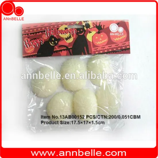 ANnBELLE 6 pcs halloween decoration Prank toys scary toys TPR halloween brain toy