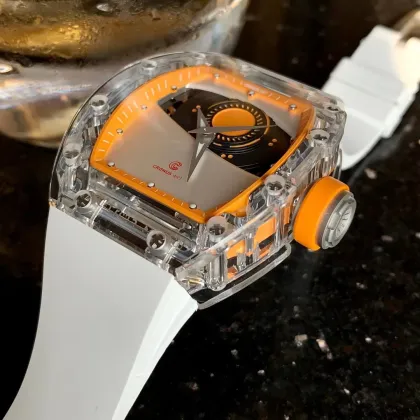 Classic Automatic Mechanical Men's Watch with Crystal Dial