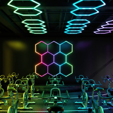 RGB Hexagonal Waben -LED -Leuchten für Garagendecke