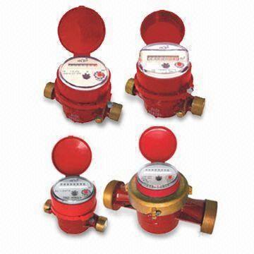 Hot Water Meters with Single Jet Type, Sealed Dry Dial Register Ensures Clear Reading