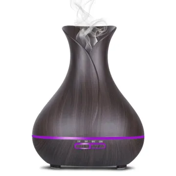 400ml Wood Ultrasonic Cool Mist Aroma Diffuser