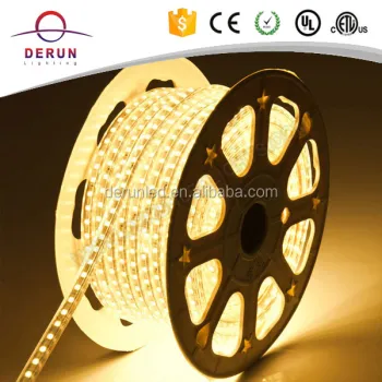 3014 LED Strip Light, 120 LEDs per Meter, IP67 Waterproof Outdoor Garden Tape Rope Light with EU Power Plug - White and Warm White