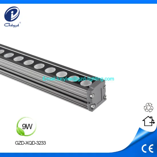 9w low power waterproof aluminum led wall washer