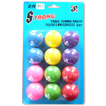 Table Tennis Balls, Suitable for Training Purposes, Made of Xylonite