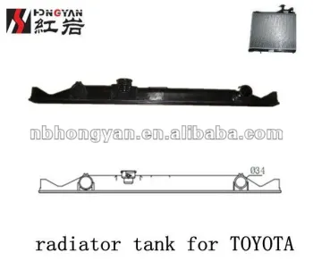Auto Radiator Plastic Tank for Car Land Cruiser