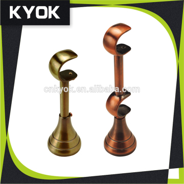 KYOK China made High quality brass curtain rod wall brackets