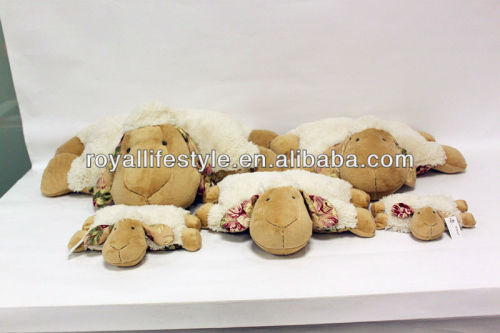 plush sheep cushion in different size