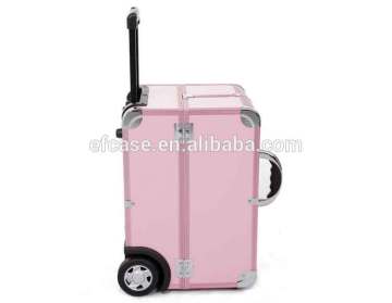 2015 HOT SALE,USEFUL, PROFESSIONAL ALUMINUM MAKEUP TROLLEY CASE