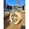 Overhead Transmission Line Wire Rope Pulleys 822mm