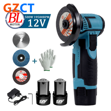 Portable Rechargeable Lithium-Ion Brushless Mini Angle Grinder for Home Polishing