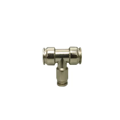 One Touch Air Fittings - Customizable Pneumatic Tee Fittings MPE Size