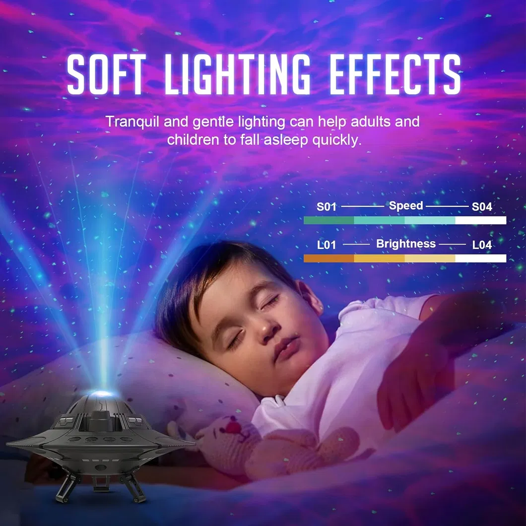 Proyector de universo Stargaze con lámpara de efecto de nebulosa giratoria de 360 ​​°