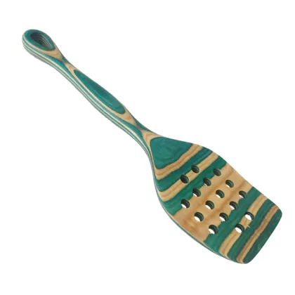 wooden slotted turner pancake turner