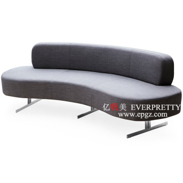 Modern High Quality Fabric Office Reception Sofa with Moulded Foam Curved Cover