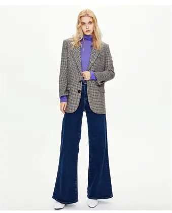 Ladies Twill Suit Jacket Customization