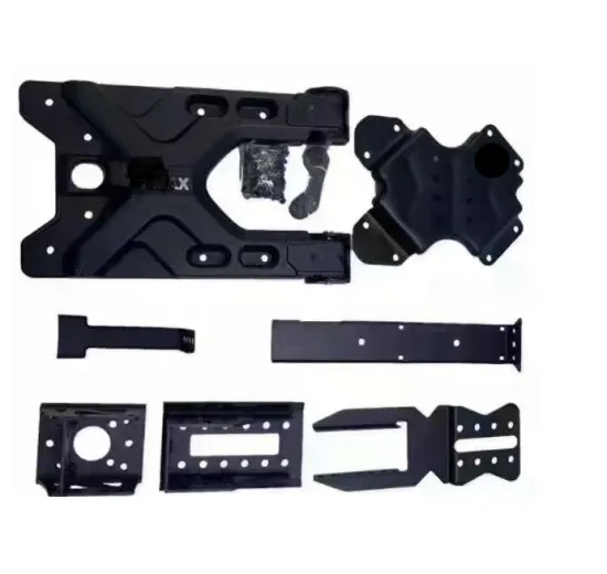 Reinforced Tailgate Hinge and Spare Tire Rack for Jeep Wrangler JK