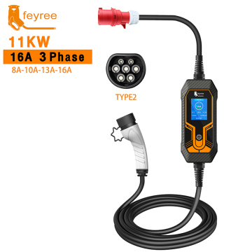 11KW Type 2 EV Charger with Wireless Charging Station for AC Electric Cars