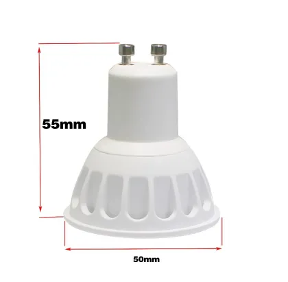 luxury aluminum 6W COB GU10 led spotlight gu10 6w led samsung ac cob