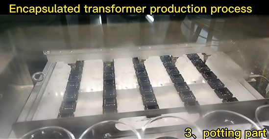 Encapsulated transformer production process3