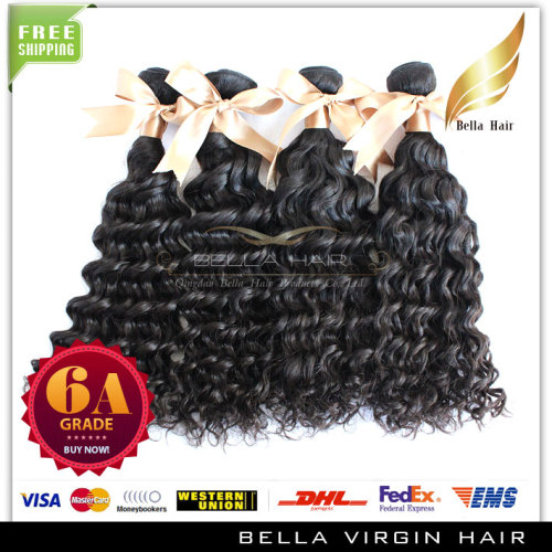 Factory wholesale brazilian virgin hair weaves unprocessed cheap virgin brazlian hair extensions deep wave