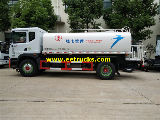 4000 Gallons Light Water Tank Trucks