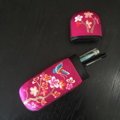 Hand Embroidery Brocade Box