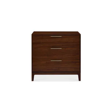 New design environmental Mercury 3 Drawer Chest Bamboo Nightstand
