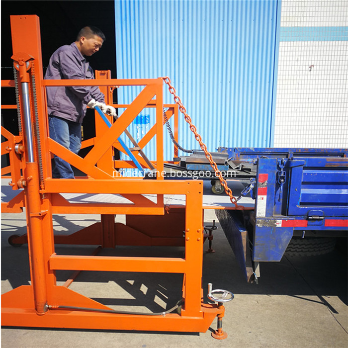 Small size portable loading dock lift platfom
