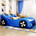 Boy Car Cartoon Bed de almacenamiento multifuncional de madera maciza