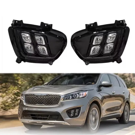 UDA Auto LED Projector Lamp Fog Lights for KIA SORENTO 2015-2017