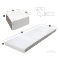 Tri Folding Mattress with Washable