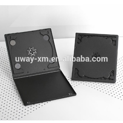 PP 10mm single black CD case/CD box for 1 disc