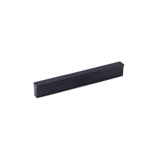 Furniture pulls black aluminium handle for cabinet