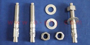 Wedge Anchor (With hex nut and flat Washer)