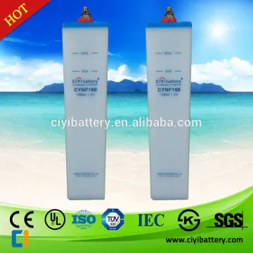 60 Years Military Quality Nickel Iron BatteryNiFe Battery 1.2V 100AH